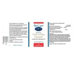 BioCare MicroCell CoQ-10 Plus Linseed Vegicaps 60
