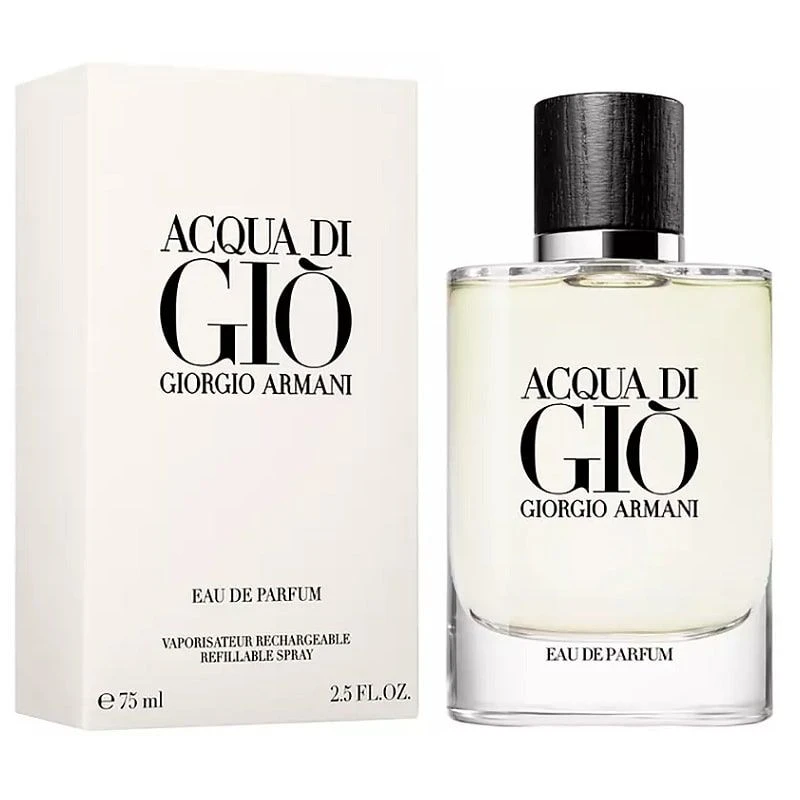 Giorgio Armani Armani Acqua Di Gio Eau De Parfum Refillable Spray 75ml 4 Giorgio Armani Armani Acqua Di Gio Eau De Parfum Refillable Spray 75ml - Image 2