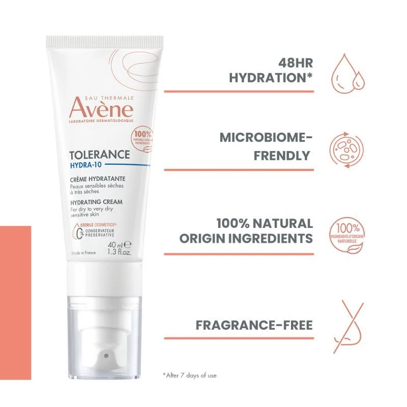 Avène Avene Tolerance Hydra 10 Cream 40ml 4 Avène Avene Tolerance Hydra 10 Cream 40ml - Image 2