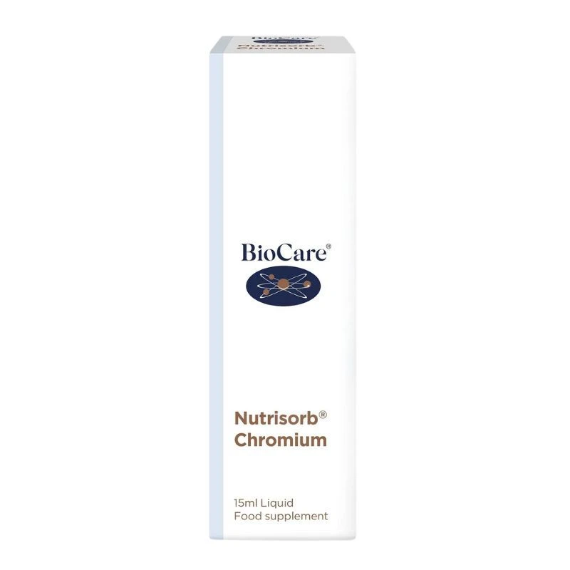 BioCare Nutrisorb Chromium 15ml 4 BioCare Nutrisorb Chromium 15ml - Image 2