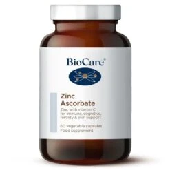 BioCare Zinc Ascorbate Vegicaps 60