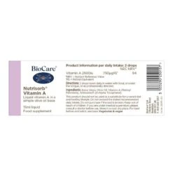 BioCare Nutrition Vitamin A Liquid 15ml