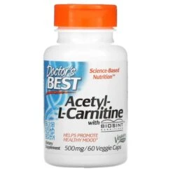 Doctor's Best Acetyl L-Carnitine With Biosint Carnitines 500mgVcaps 60