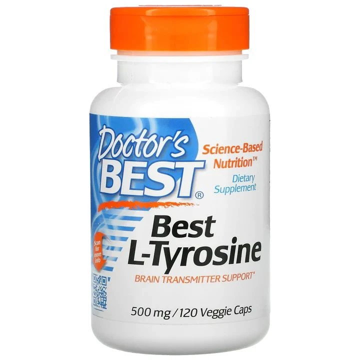 Doctor's Best Best L-Tyrosine 500mg Vcaps 120 3 Doctor's Best Best L-Tyrosine 500mg Vcaps 120