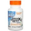 Doctor's Best Natural Vitamin K2 MK7 With MenaQ7 100mcg Vcaps 60 -Care Product Store doctors best natural vitamin k2 mk7 with menaq7 100mcg vcaps 60