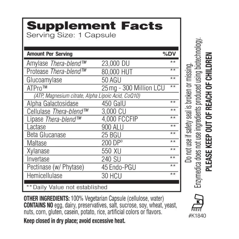 Enzymedica Digest Gold Capsules 21 4 Enzymedica Digest Gold Capsules 21 - Image 2