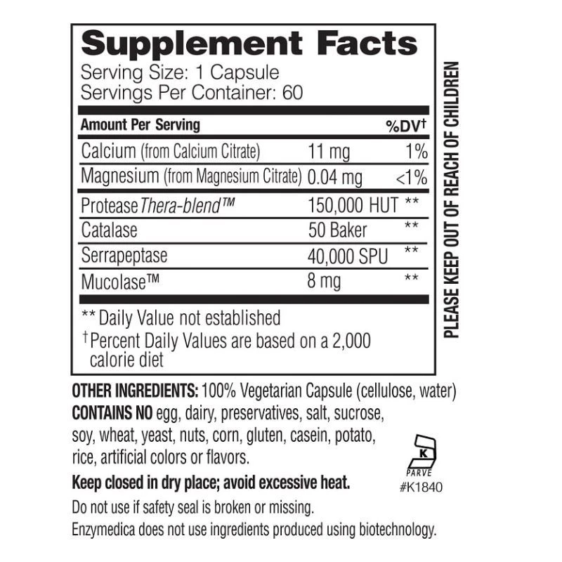 Enzymedica Enzyme Defense Capsules 120 4 Enzymedica Enzyme Defense Capsules 120 - Image 2
