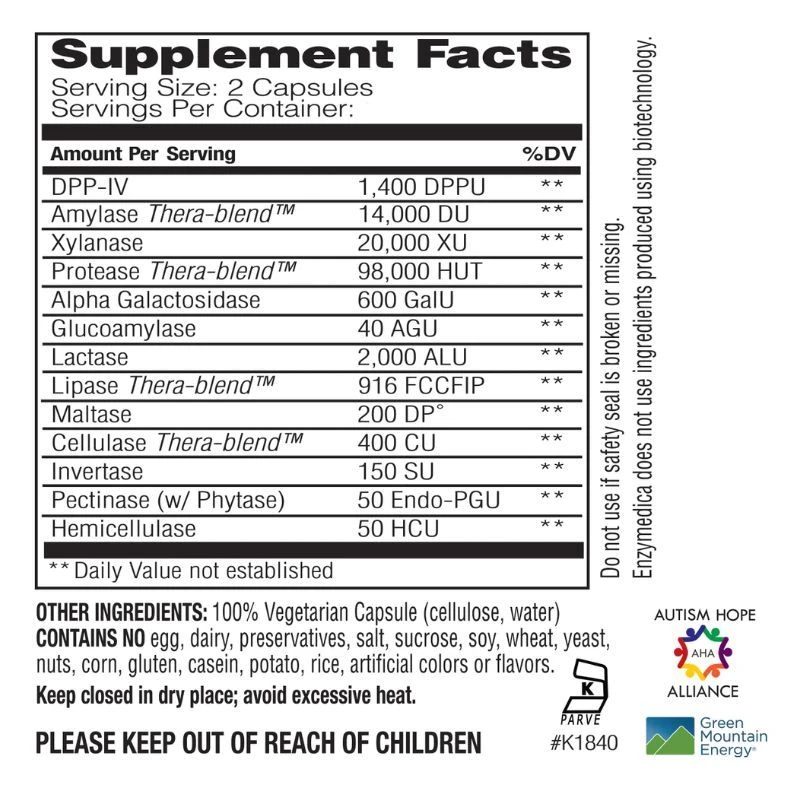 Enzymedica Digest Spectrum Capsules 90 4 Enzymedica Digest Spectrum Capsules 90 - Image 2