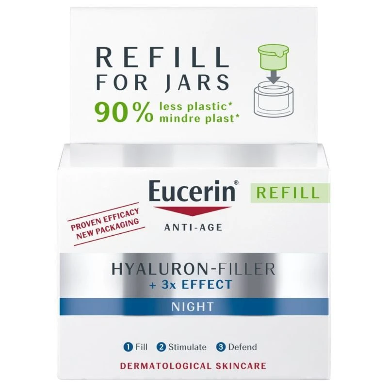 Eucerin Hyaluron-Filler Night Cream Refill 50ml 3 Eucerin Hyaluron-Filler Night Cream Refill 50ml