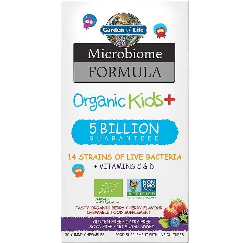 Garden Of Life Microbiome Formula Organic Kids+ Caps 30 3 Garden Of Life Microbiome Formula Organic Kids+ Caps 30