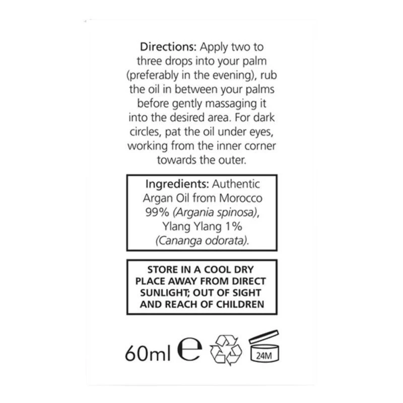 HealthAid Argan Glow Oil 60ml 4 HealthAid Argan Glow Oil 60ml - Image 2