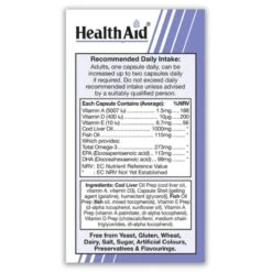 HealthAid Cod Liver Oil 1000mg Capsules 60