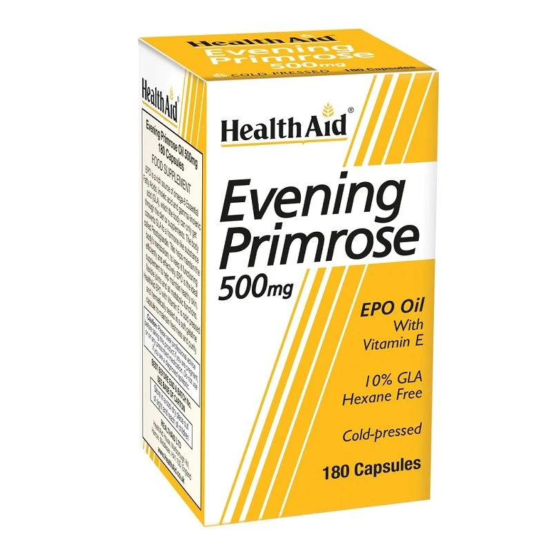 HealthAid Evening Primrose Oil 500mg Capsules 180 3 HealthAid Evening Primrose Oil 500mg Capsules 180