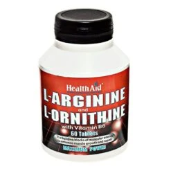 HealthAid L-Arginine With L-Ornithine 300mg Tablets 60