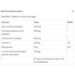 HealthAid Osteoflex Tablets 90 -Care Product Store healthaid osteoflex tablets nutritional info