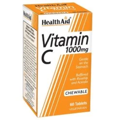 HealthAid Vitamin C 1000mg Chewable Tabs 60