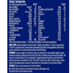 Higher Nature Vitamins Advanced Multi Tablets 180 -Care Product Store higher nature advanced multi 180 nutrition 1 min