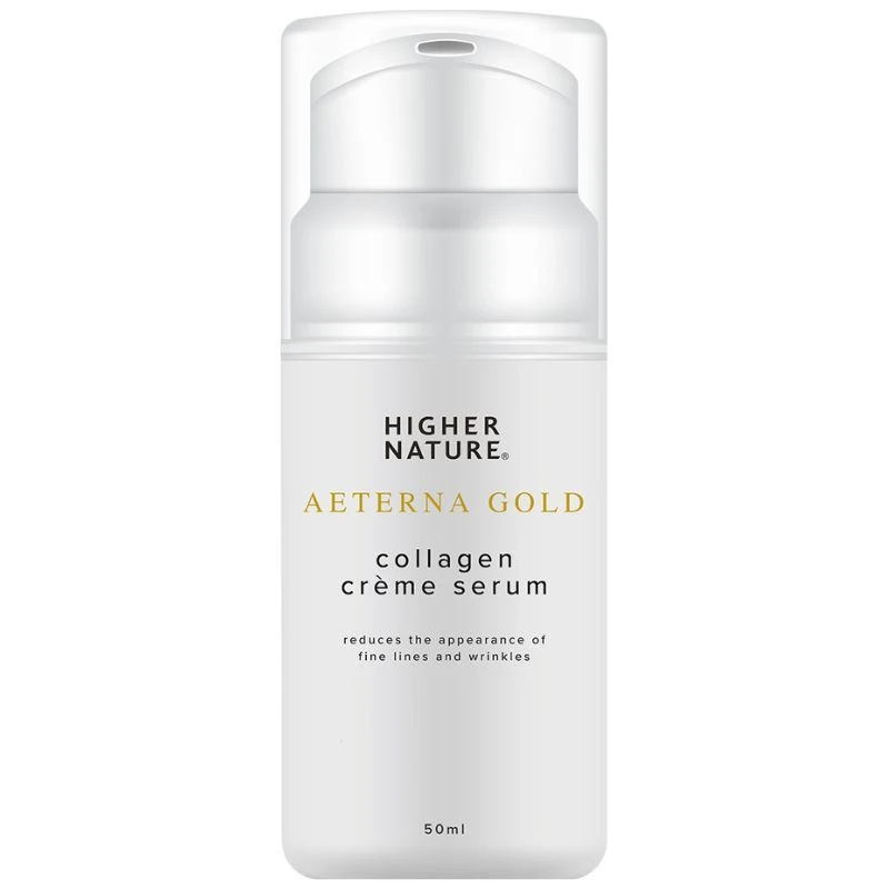Higher Nature Aeterna Gold Collagen Creme Serum 150ml 3 Higher Nature Aeterna Gold Collagen Creme Serum 150ml