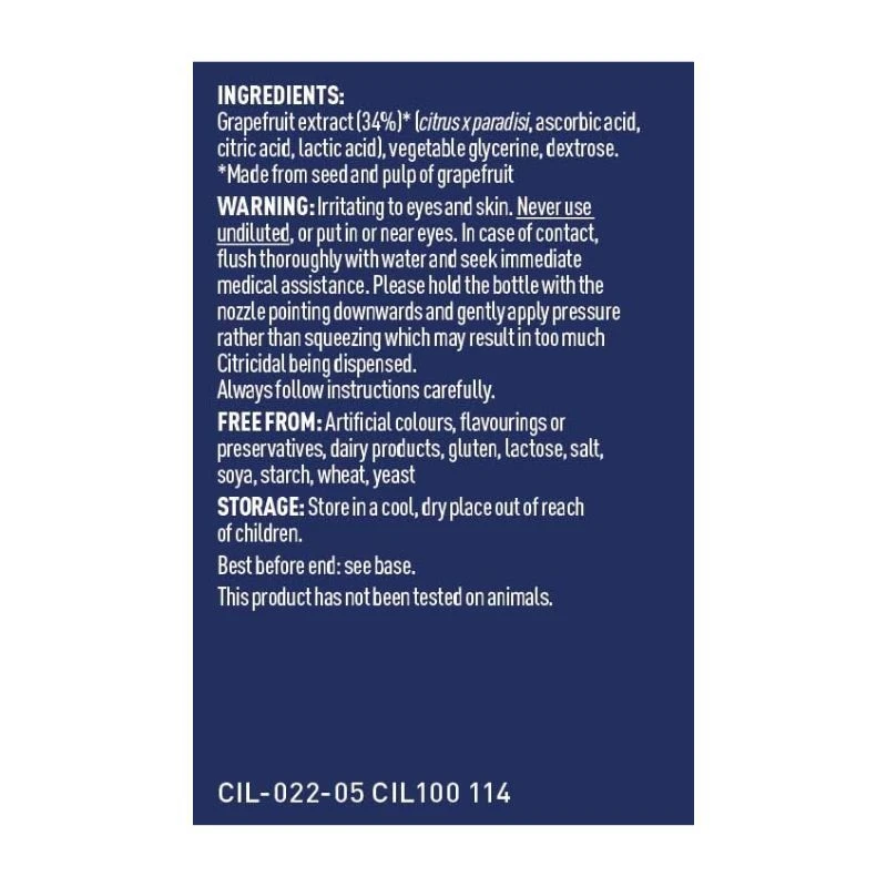 Higher Nature Citricidal Liquid 100ml 4 Higher Nature Citricidal Liquid 100ml - Image 2