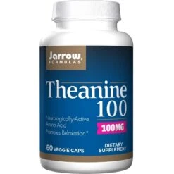 Jarrow Formulas Theanine 100mg Vegicaps 60