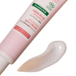 Klorane Organic Peony Soothing Rich Cream 40ml -Care Product Store klorane soothing rich cream organic peony 40ml texture