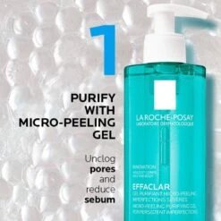 La Roche-Posay Effaclar Micro-Peeling Purifying Gel 200ml -Care Product Store la roche posay effaclar micro peeling cleansing gel 200ml skincare routine step 1