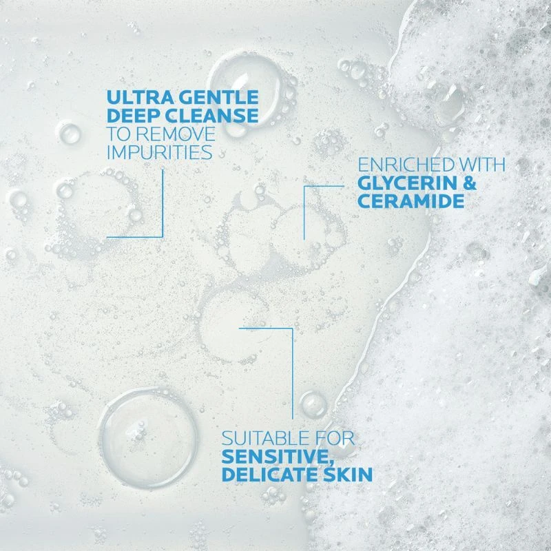 La Roche-Posay Toleriane Foam-in-Gel Double Cleanser 400ml 4 La Roche-Posay Toleriane Foam-in-Gel Double Cleanser 400ml - Image 2