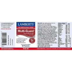 Lamberts Multi-Guard Tabs 90 -Care Product Store lamberts multi guard tablets ingredients list