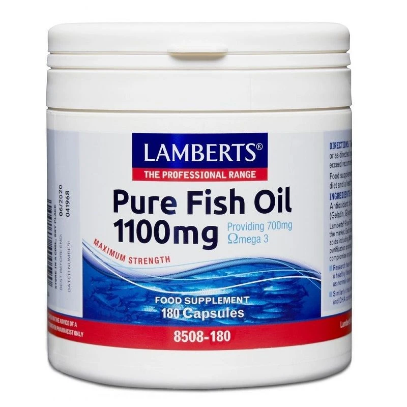 Lamberts Pure Fish Oil 1100mg Capsules 180 6 Lamberts Pure Fish Oil 1100mg Capsules 180 - Image 4