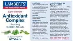 Lamberts Super Strength Antioxidant Complex Tabs 60