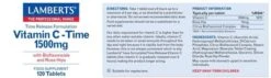 Lamberts Vitamin C 1500mg Time Release Tablets 120