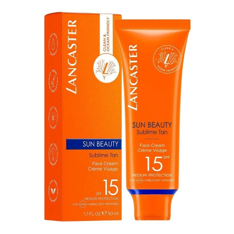 Lancaster Sun Face Cream SPF15 50ml 4 Lancaster Sun Face Cream SPF15 50ml - Image 2