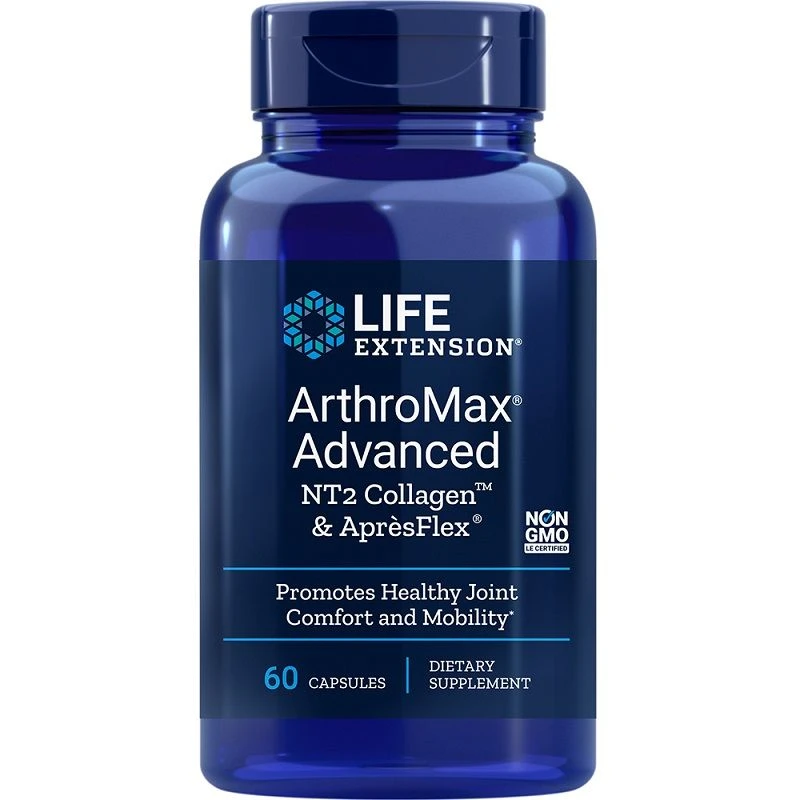 Life Extension ArthroMax Advanced NT2 Collagen & ApresFlex Vegicaps 60 3 Life Extension ArthroMax Advanced NT2 Collagen & ApresFlex Vegicaps 60