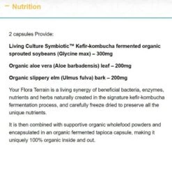 Living Nutrition Your Flora Terrain Caps 60 -Care Product Store living nutrition your flora terrain 60caps nutrition
