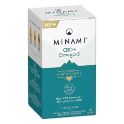 Minami Nutrition CBD + Omega-3 Capsules 60