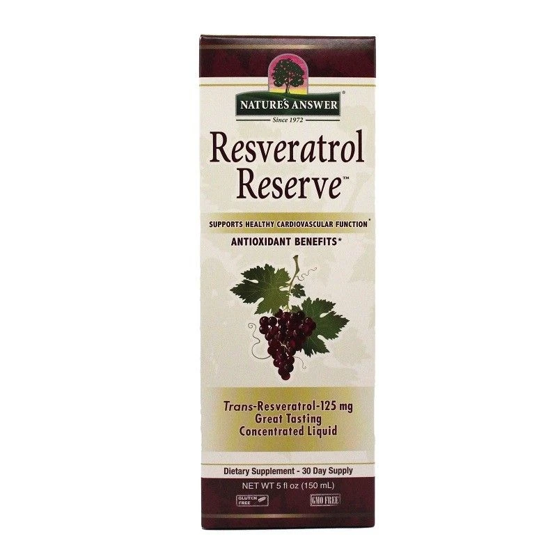 Nature's Answer Resveratrol Reserve Complex 150ml 3 Nature's Answer Resveratrol Reserve Complex 150ml