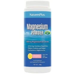 Nature's Plus Magnesium Powder Pink Lemonade 408g