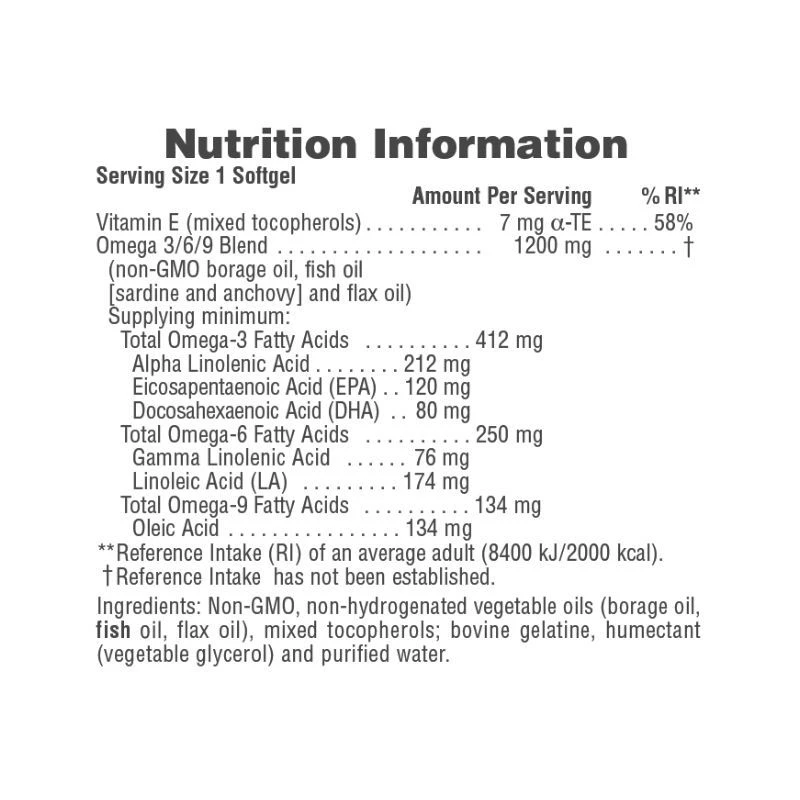Nature's Plus Ultra Omega 3-6-9 1200mg Softgels 90 5 Nature's Plus Ultra Omega 3-6-9 1200mg Softgels 90 - Image 3