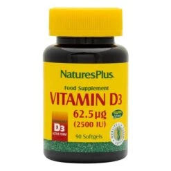 Natures Plus Vitamin D3 2500iu Softgels 90