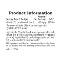 Natures Plus Vitamin D3 2500iu Softgels 90 -Care Product Store natures plus vitamind3 2500iu 90softgels nutrition