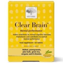 New Nordic Clear Brain Mental Performance Tablets 60