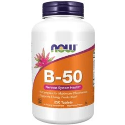 NOW Foods Vitamin B-50 Tablets 250