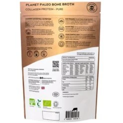 Planet Paleo Organic Bone Broth Collagen Protein Pure 225g -Care Product Store planet paleo bone broth collagen protein pure 225g packaging