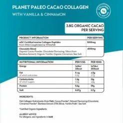 Planet Paleo Cacao Collagen 285g -Care Product Store planet paleo cacao collagen 285g nutrition