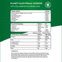 Planet Paleo Primal Goddess 210g 7 Planet Paleo Primal Goddess 210g -Care Product Store planet paleo primal goddess 210g 1 nutrition