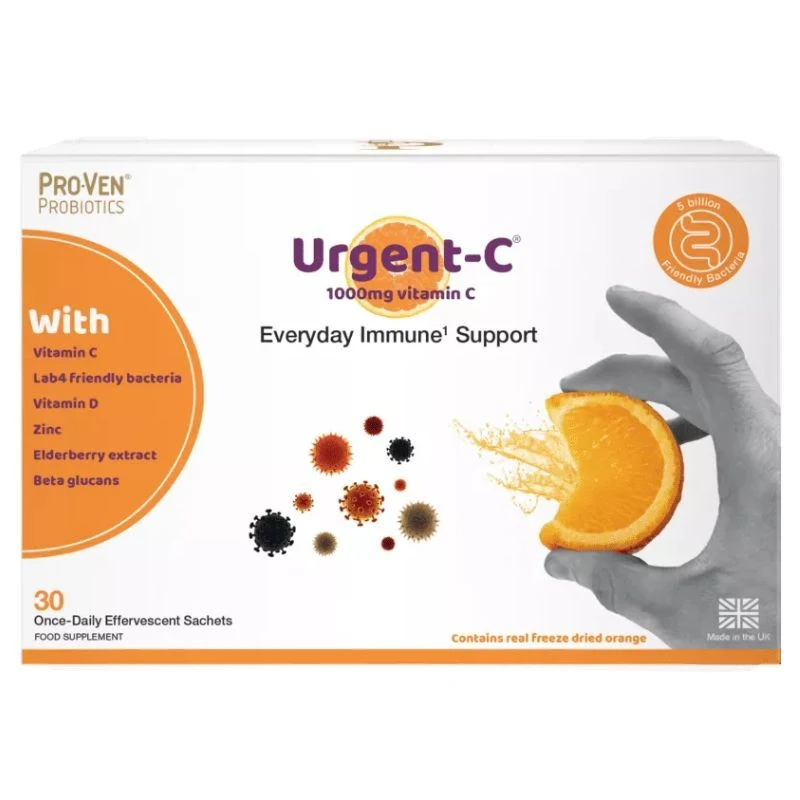 Proven Probiotics Urgent-C Everyday Immune Support Sachets 30(PR27) 3 Proven Probiotics Urgent-C Everyday Immune Support Sachets 30(PR27)