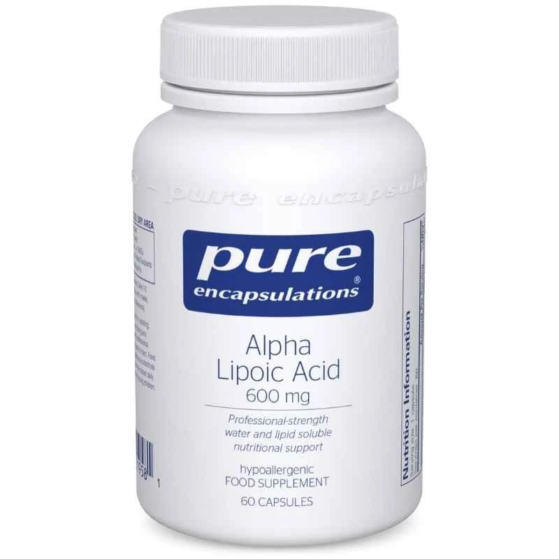 Pure Encapsulations Alpha Lipoic Acid 600mg Capsules 60 3 Pure Encapsulations Alpha Lipoic Acid 600mg Capsules 60