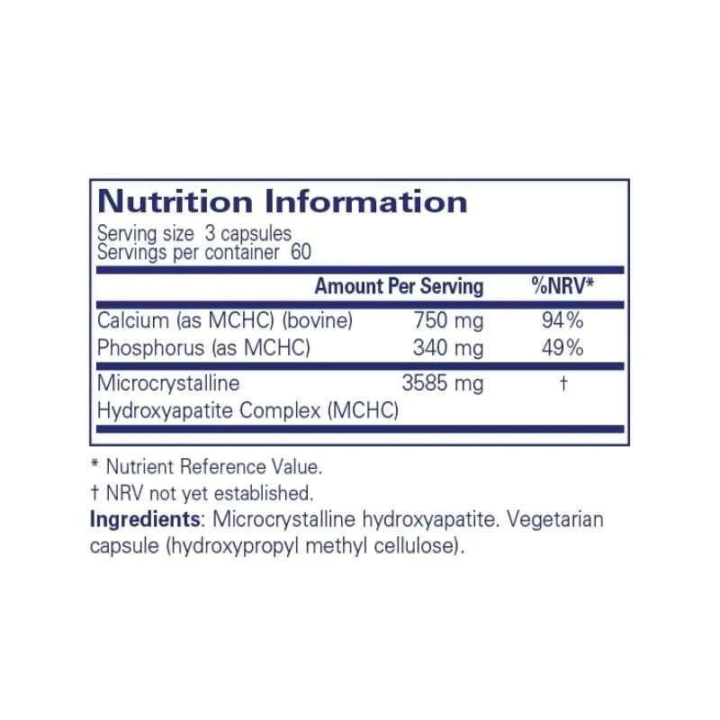 Pure Encapsulations Calcium (MCHA) Capsules 180 4 Pure Encapsulations Calcium (MCHA) Capsules 180 - Image 2