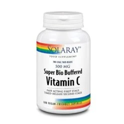 Solaray Super Bio Buffered Vitamin C 500mg Capsules 100