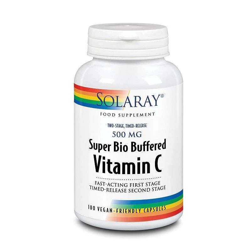 Solaray Super Bio Buffered Vitamin C 500mg Capsules 100 3 Solaray Super Bio Buffered Vitamin C 500mg Capsules 100